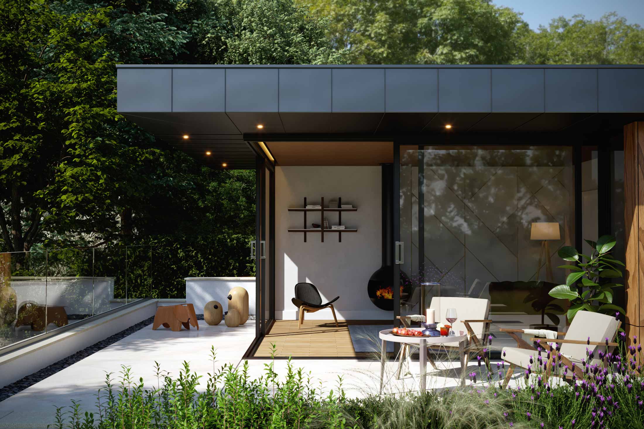 exterior visualisation evening hill poole 1